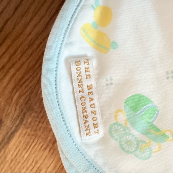 TBBC Beaufort Bonnet Baby Buggy Blanket in “Something for Baby Blue” - Picture 4 of 6
